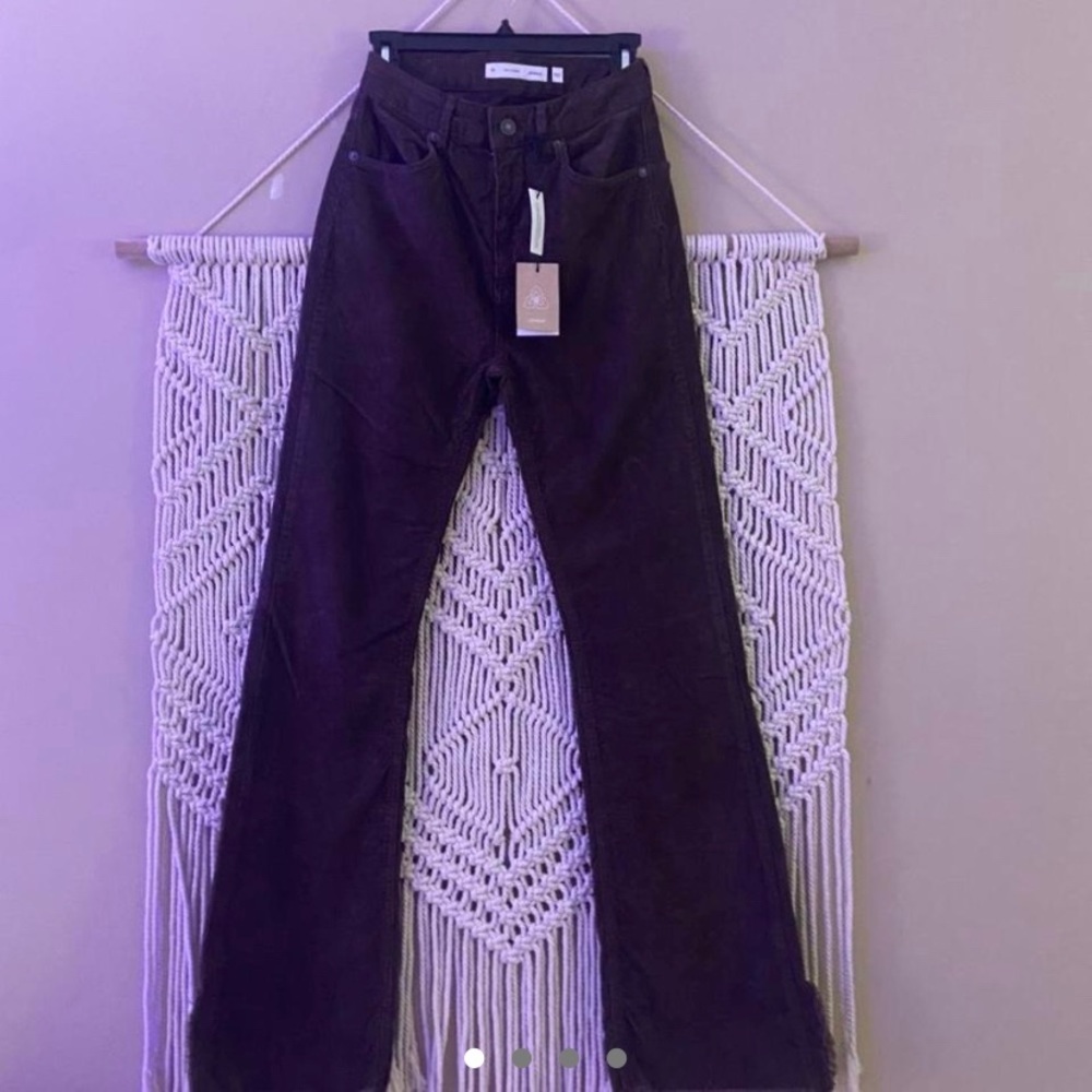 Brown flare corduroy subdued new with tag pants